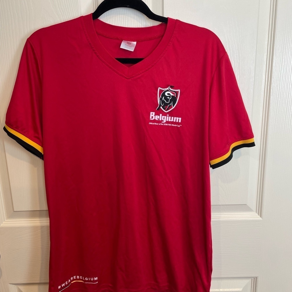 FIFA 2018 World Cup Belgium T-Shirt with Logo